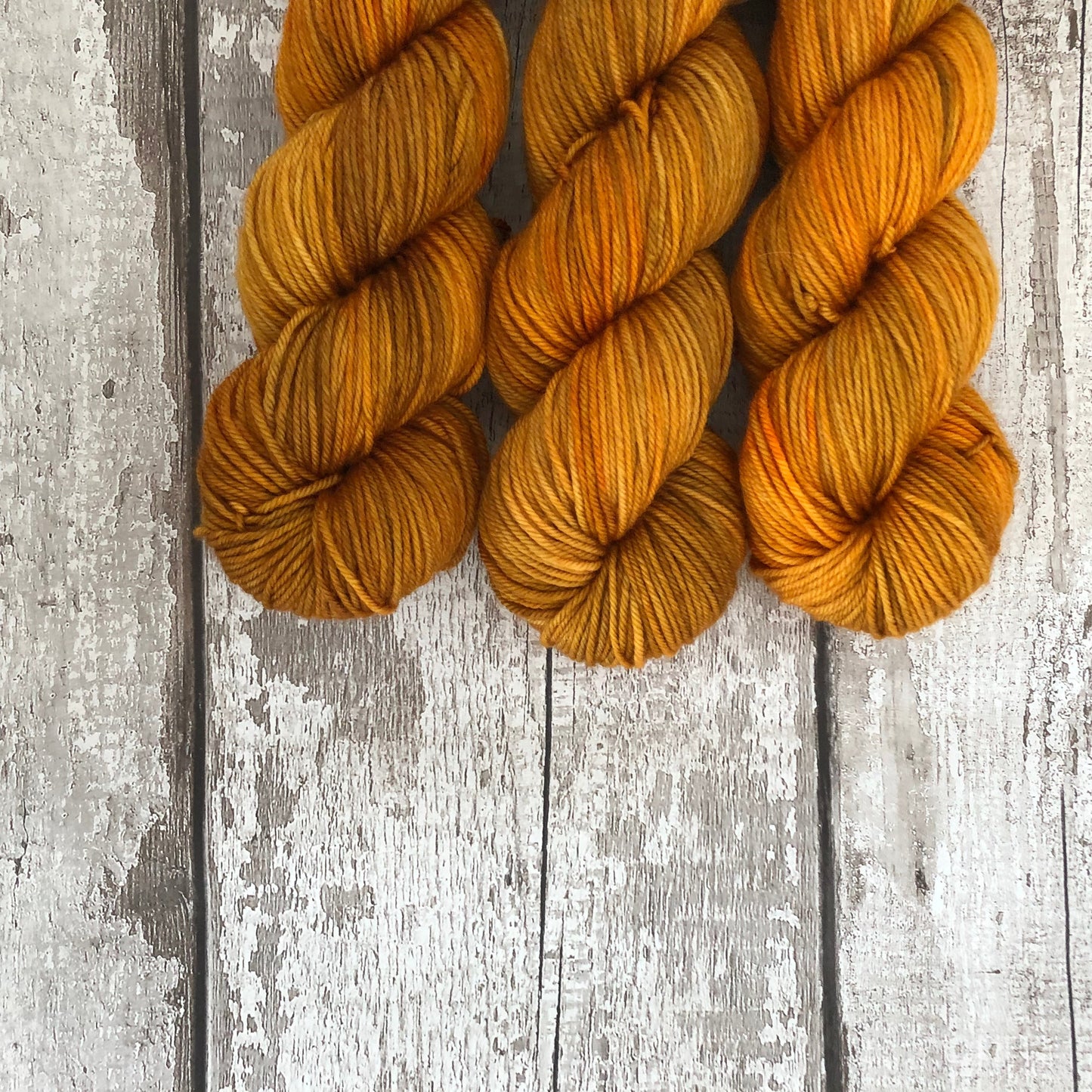 Hand Dyed Yarn Worsted Pumpkin Everything