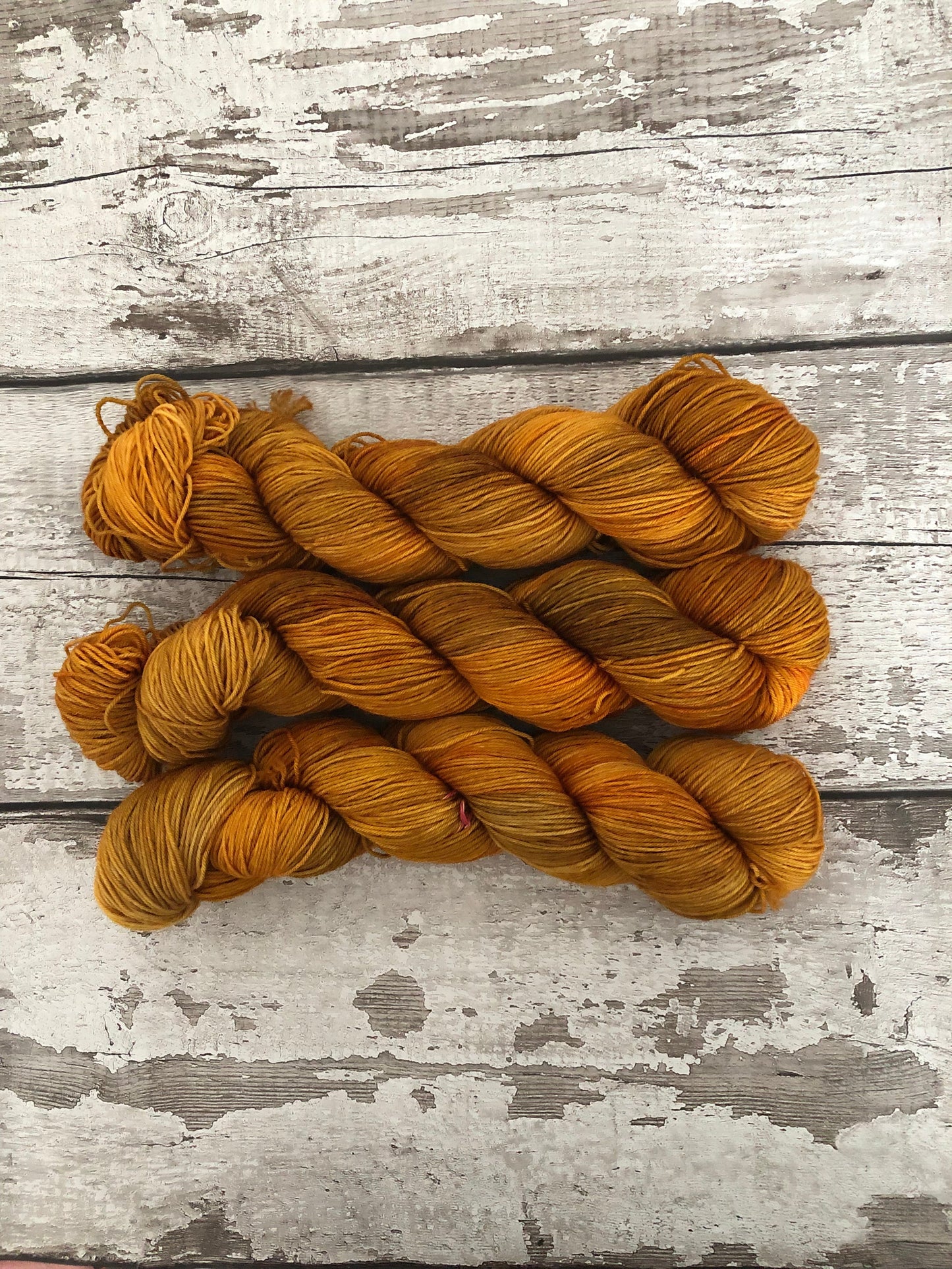 Hand Dyed Yarn 100% Merino 4ply Pumpkin Everything