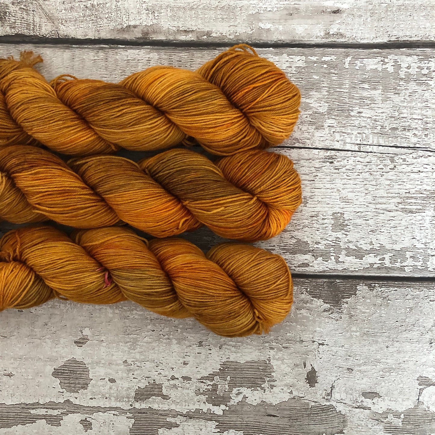 Hand Dyed Yarn 100% Merino 4ply Pumpkin Everything