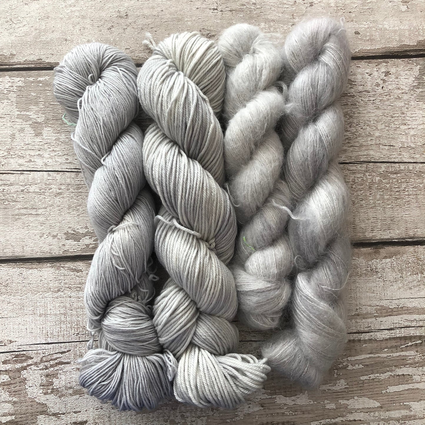 Hand Dyed Yarn 4ply Merino Nylon Chainmail