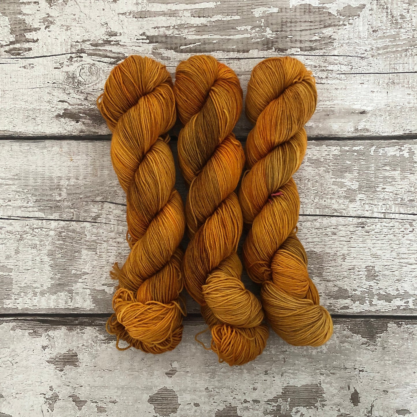 Hand Dyed Yarn 100% Merino 4ply Pumpkin Everything