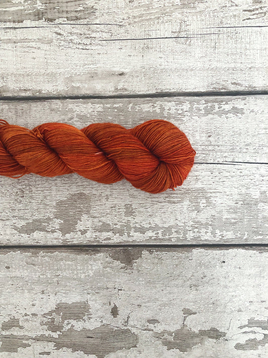 Hand Dyed Yarn 4ply Merino Nylon Bronze Age