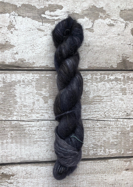 Lace Suri Alpaca Yarn Carbon
